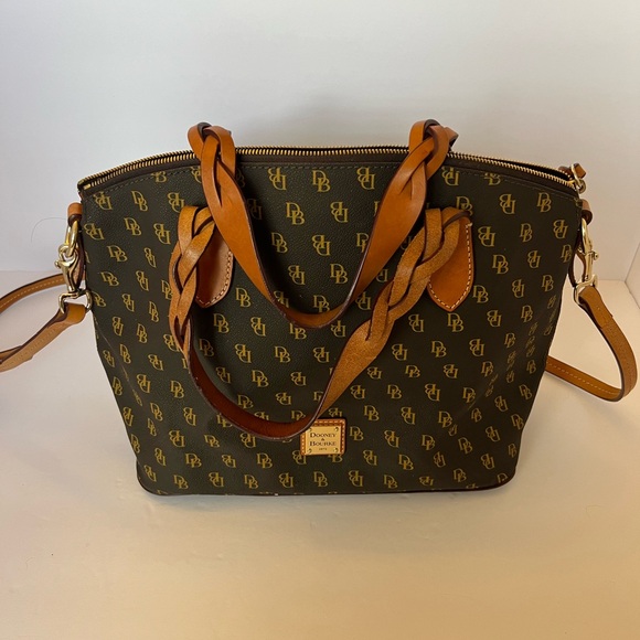 Large Dooney & Bourke Crossbody Satchel - Picture 1 of 8